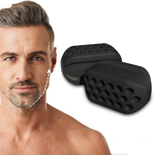 Jawline Exerciser Anti-Aging Ball - Powerful Jaw Trainer for Beginner, Intermediate & Advanced Users