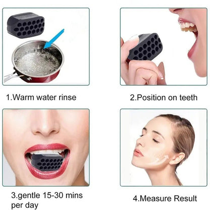 Jawline Exerciser Anti-Aging Ball - Powerful Jaw Trainer for Beginner, Intermediate & Advanced Users