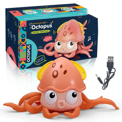 Kids Induction Escape Octopus Crab Crawling Toy - Baby Electronic Musical Toys