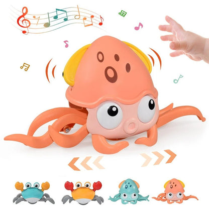 Kids Induction Escape Octopus Crab Crawling Toy - Baby Electronic Musical Toys