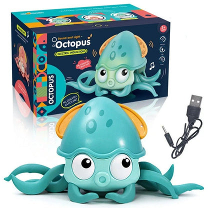 Kids Induction Escape Octopus Crab Crawling Toy - Baby Electronic Musical Toys