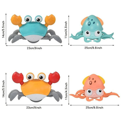 Kids Induction Escape Octopus Crab Crawling Toy - Baby Electronic Musical Toys