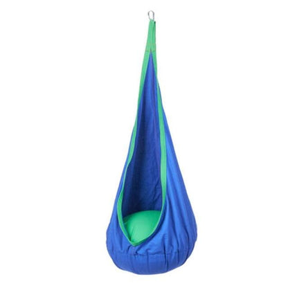 Kids Pod Hanging Chair -  Child Pod Swing Chair Tent Nook Indoor Outdoor Hanging Seat Hammock Kids