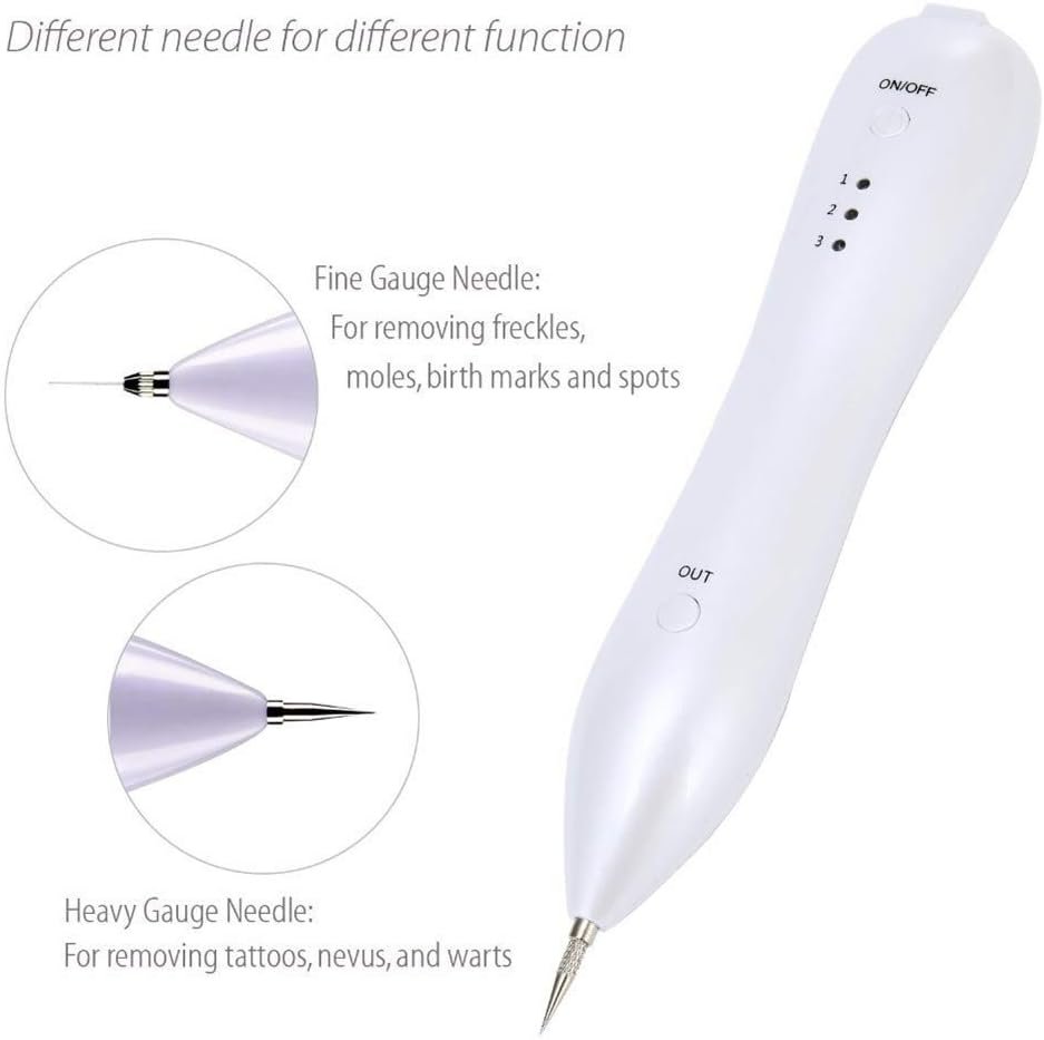 Laser Plasma Pen Facial Skin Dark Spot Remover - Safe Laser Tattoo Freckle Removal Pen