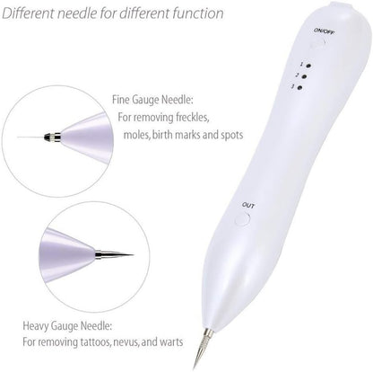 Laser Plasma Pen Facial Skin Dark Spot Remover - Safe Laser Tattoo Freckle Removal Pen