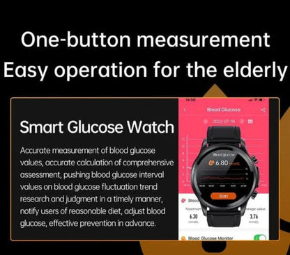 Libiyi Non-Invasive Blood Glucose Test Smartwatch