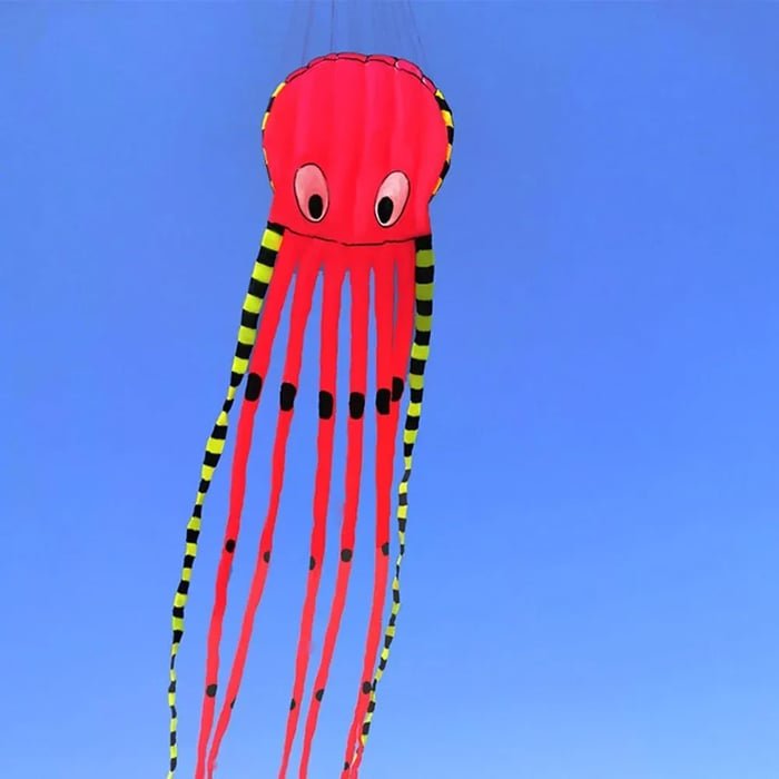 Long Octopus Kite - Outdoor Toy (8-Meter)