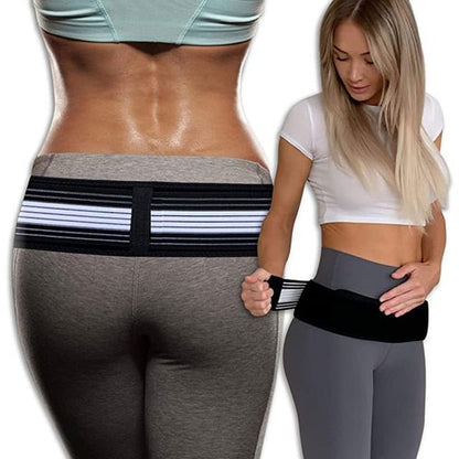 Lumbar Hip Belt Reliever - Waist Sacroiliac Hip Belt for Alleviates Sciatic, Pelvic, Lowe Back, Lumbar, and Sacral Nerve Pain