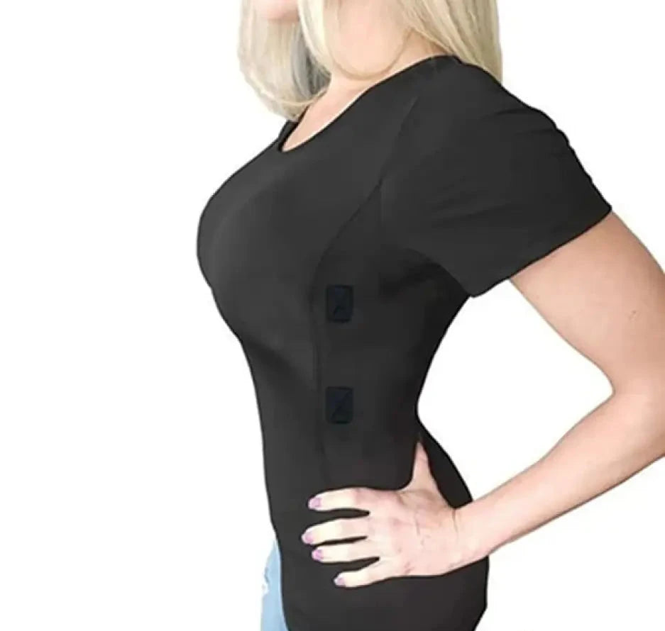 MEN/WOMEN’S CONCEALED LEATHER HOLSTER T-SHIRT