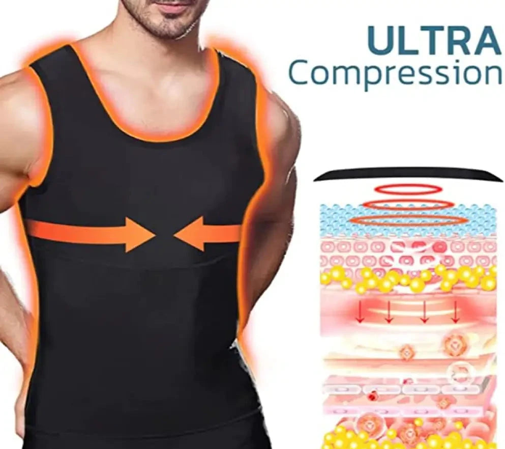 MenSlim Gynecomastia Compression TankTop