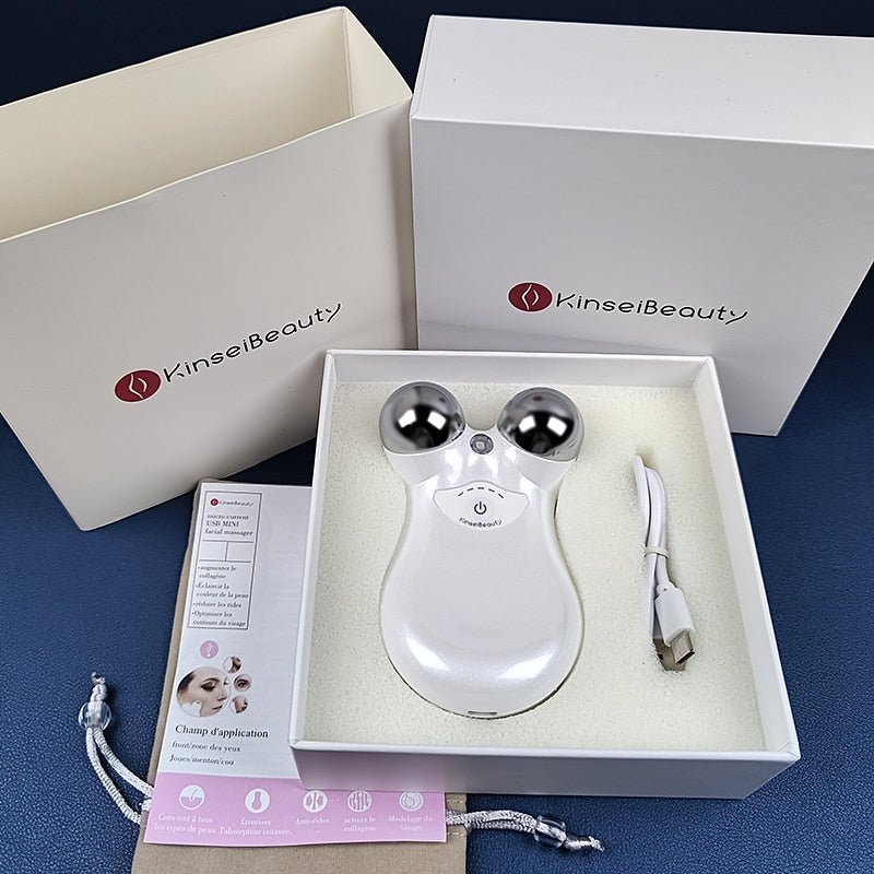 Microcurrent Face Lift Device - Massager Skin Tightening, Facial Wrinkle Remover & Toning