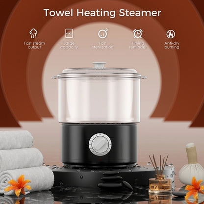 Mini Electric Spa Towel Stone Warmer - Portable Towel Steamer with Fast Heating Technology