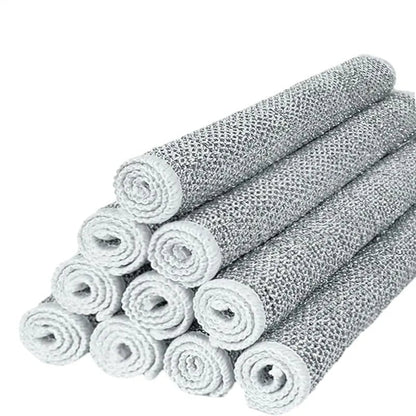 Multipurpose Wire Dishwashing Rags for Wet and Dry - Household Cleaning Supplies Tools