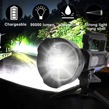 Outdoor High-power Glare Lighting Portable Lamp - Rechargeable High Power LED Flashlights