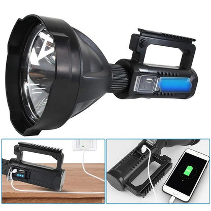 Outdoor High-power Glare Lighting Portable Lamp - Rechargeable High Power LED Flashlights