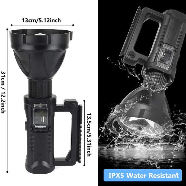 Outdoor High-power Glare Lighting Portable Lamp - Rechargeable High Power LED Flashlights