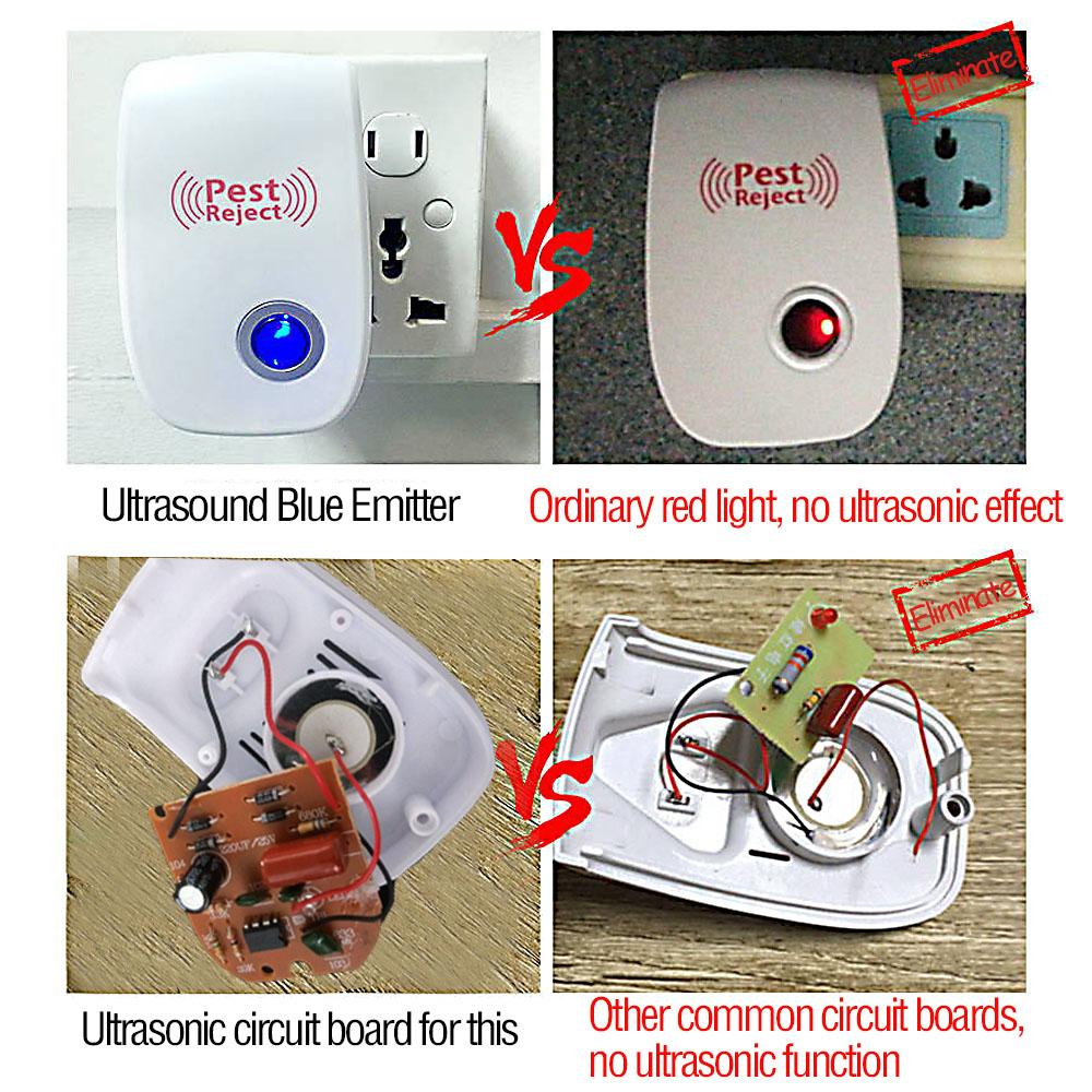 Pest Reject - Ultrasonic Pest Repellent - Sonic Mouse Trap