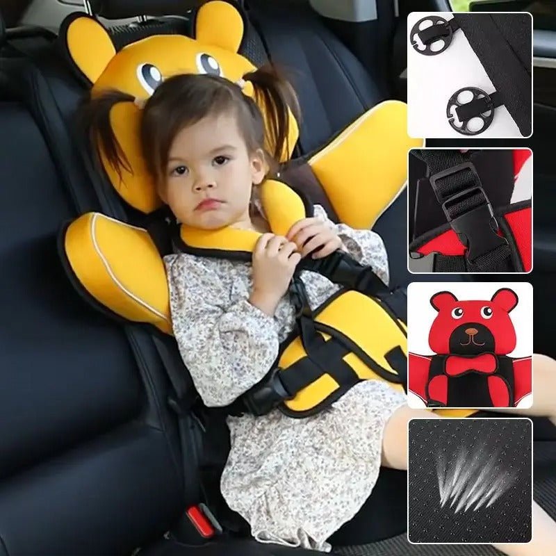 Portable Children's Car Seat - Adjustable Stroller 6 Months To 12 Years Old Breathable Chairs