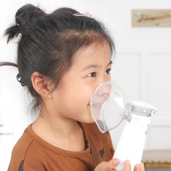 Portable Handheld Nebulizer - Alleviate Asthma & Respiratory Symptoms, Breathing Device to Strengthen Lungs