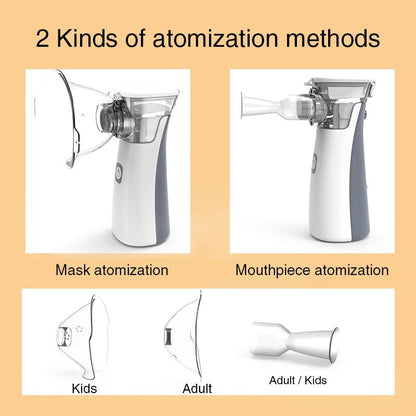 Portable Nebulizer - Handheld Mesh Nebulizer for Breathing Problems