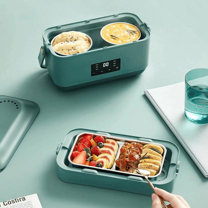 Portable Plug-in Electric Heating Insulated Lunch Box - Multifunctional Plug-in Heating Box