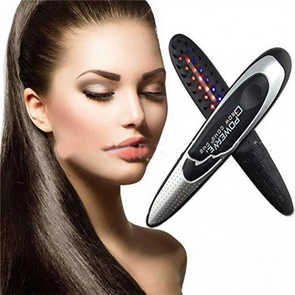 Power Grow Comb - Electric Laser Treatment Comb Stop Hair Loss Regeneration Therapy