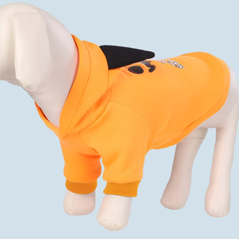 Pumpkin Design Pet Clothes - Halloween Pet Puppy Cosplay Hoodie, Soft and Adorable Warm Outfit Coat