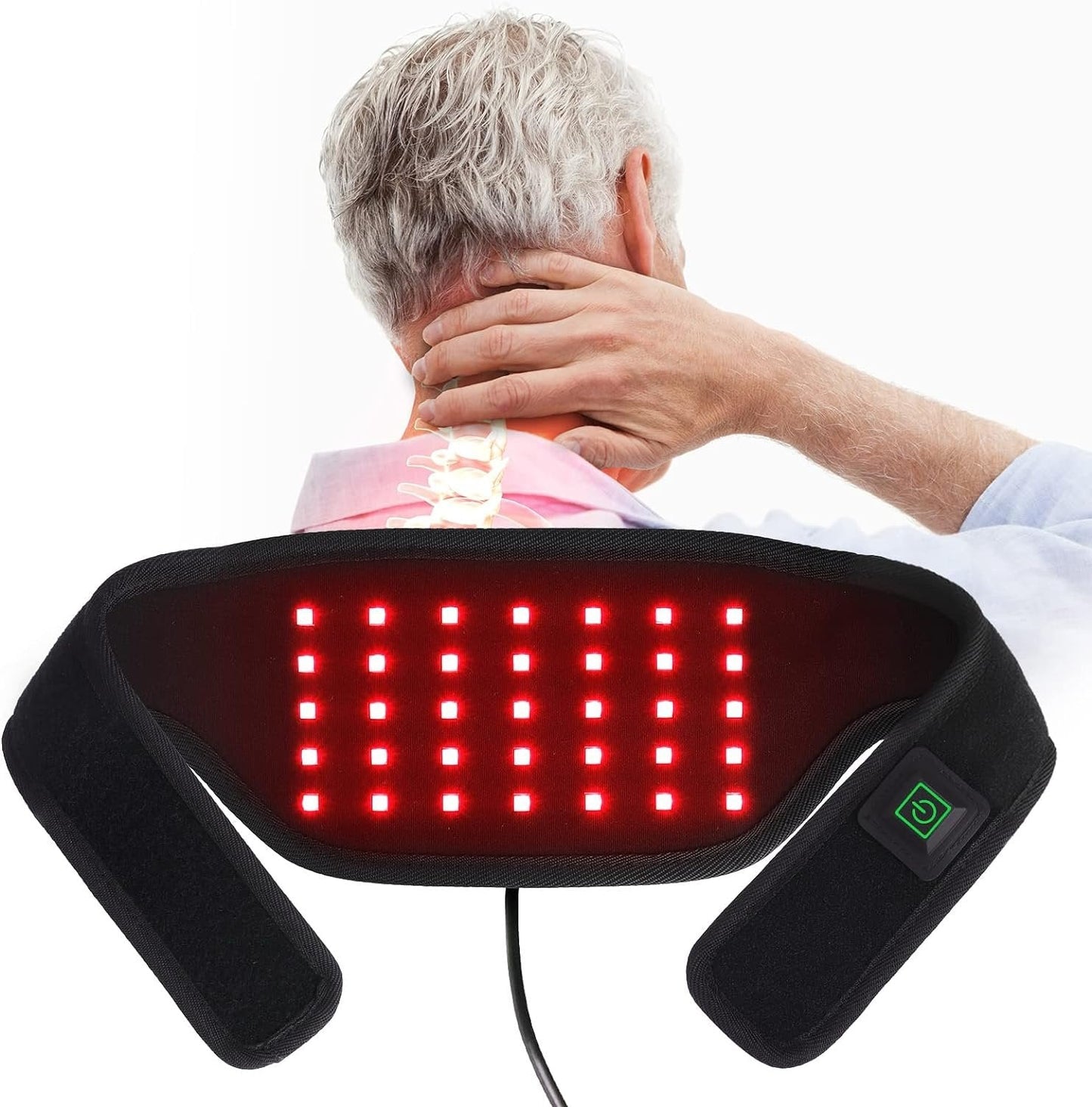 Red Light Therapy for Shoulder Back Body Pain Relief - Infrared Light Therapy Device