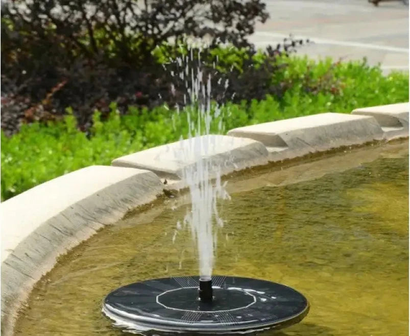 Solar Powered Water Fountain