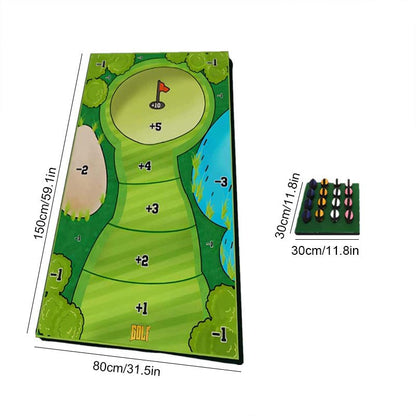 Sticky Golf Game - Mini Casual Golf Game Set, Auxiliary Practice to Improve Golf Skills Props Suitable for Indoor Outdoor