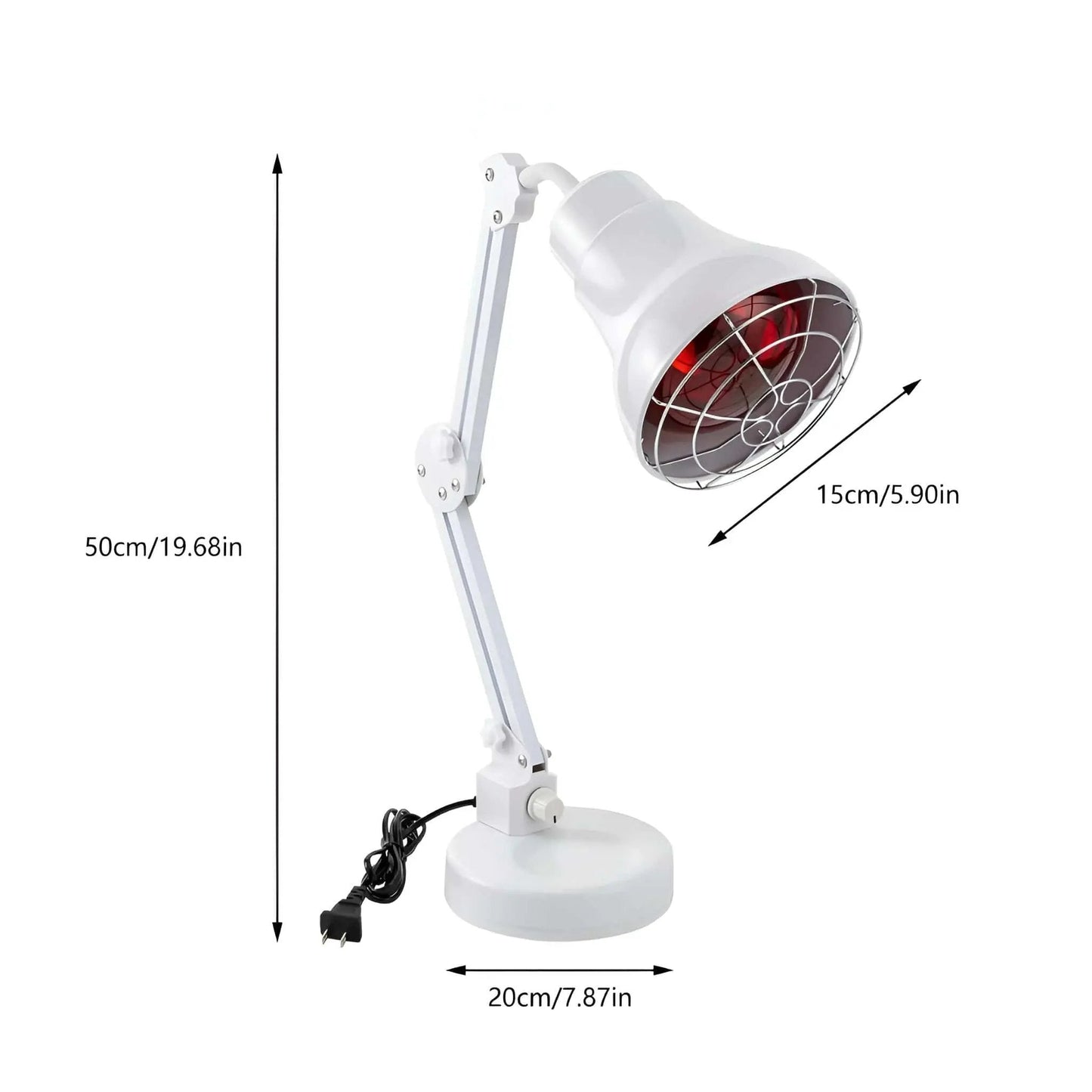 Therapeutic Red Light  Lamp - Infrared Lamp Circulation Pain Relief Heating Therapy Light