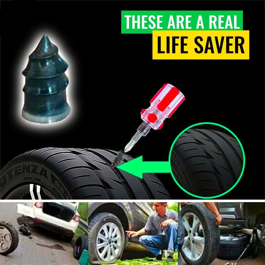 Tire Puncture Sealing Nail - Nail Puncture Repairing Tool Kits For Car, Motorbike, Scooter and Truck