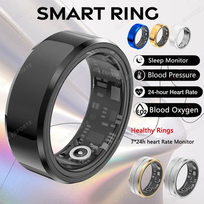 Titanium Steel Smart Ring - Health Rings for Women & Men