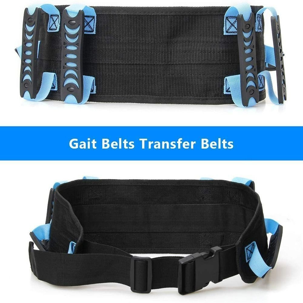 Transfer Belts for Lifting Seniors - Adjustable Gait Waist Belts Transfer Belts Patient Ambulation Walking Aid Belt