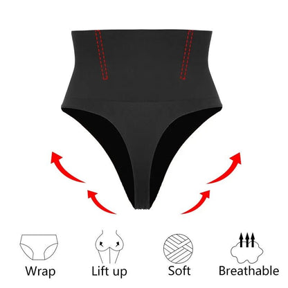 Tummy Control Thong - High Waist Tummy Control Panties Women Thong Panty Shaper