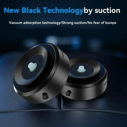 Universal Magnetic Car Suction Cup Cell Phone Holder - Black Technology, Stable Vacuum Adsorption Phone Mount