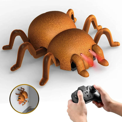 Wall Climbing RC Spider Kids Toy - Remote Control Spider Toy for Kids Ages 3 and Up