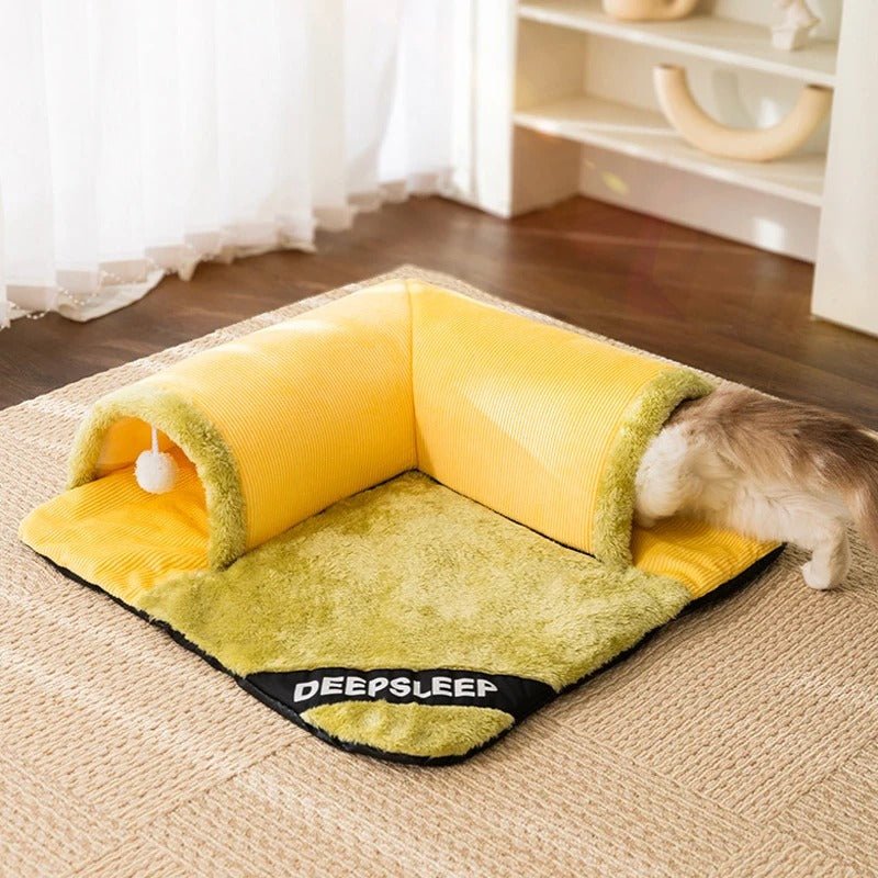 Warm And Thickened Pet Nest - Cat Tunnel Bed