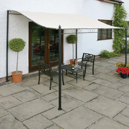 Waterproof Garden Patio Awning Canopy Ceiling -  Outdoor Sun Shade Sail UV Blocker