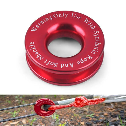 Winch Snatch Recovery Ring - Ring for Soft Shackle and Synthetic Rope