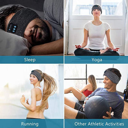 2-in-1 Wireless Sleeping Headphones, Sports Headband, for Sleeping, Workout, Jogging, Insomnia