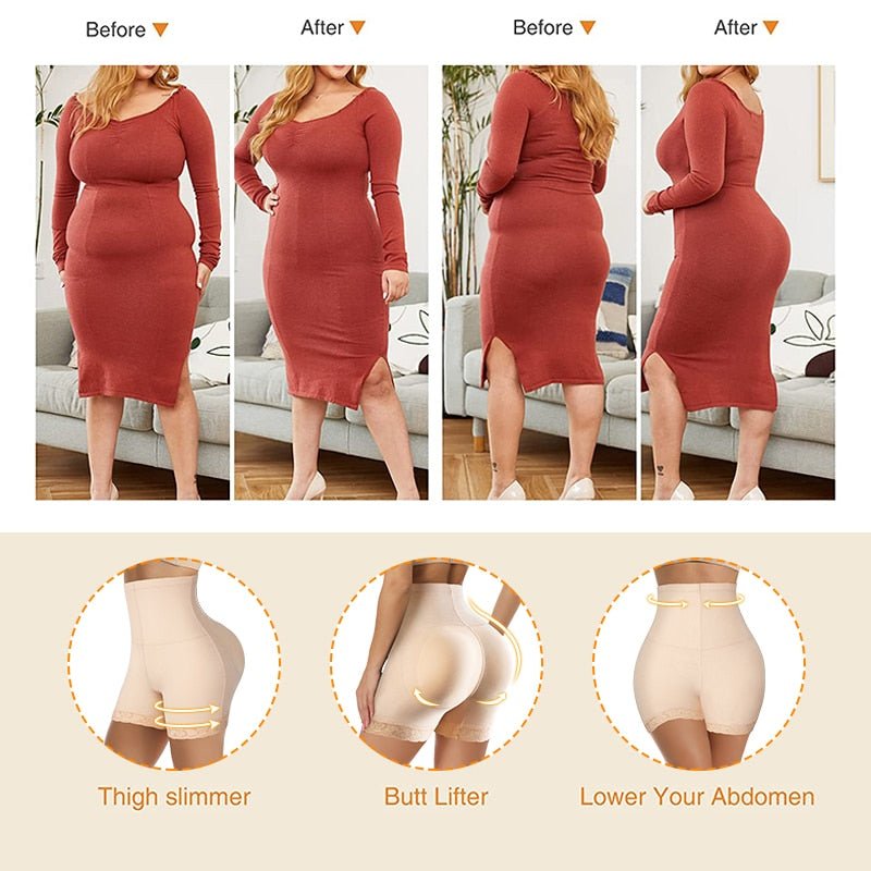 Women Butt Lifter (With Zipper) Seamless Slimming Shorts