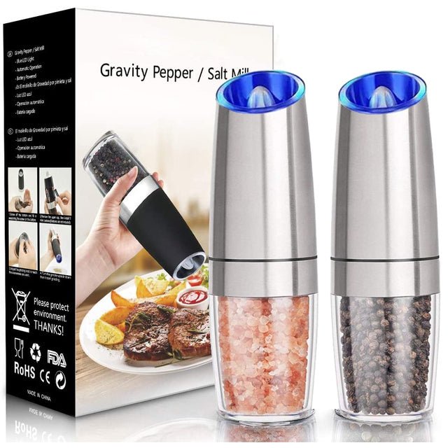 Electric Salt & Pepper Grinder with Gravity Sensor